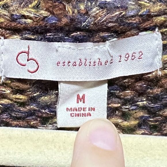 Dress Barn Women’s Marled Knit Sweater Vest‎ Sleeveless Multicolor Brown Medium - Picture 4 of 5